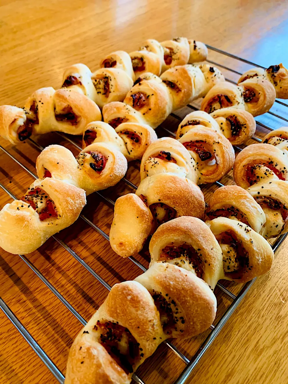 朝ごパン🥖ベーコンエピ　手作りパン|いちごさん