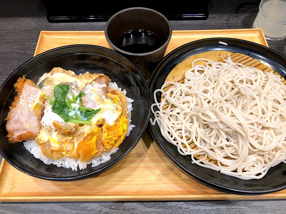 そば屋の肩ロースカツ丼セット|ゆうじ.さん