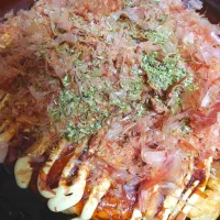 Snapdishの料理写真:グルテンフリーのお好み焼き|meguppoさん