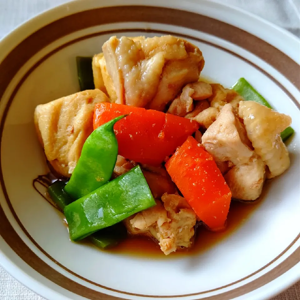 がんもと鶏肉の煮物|けいこさん