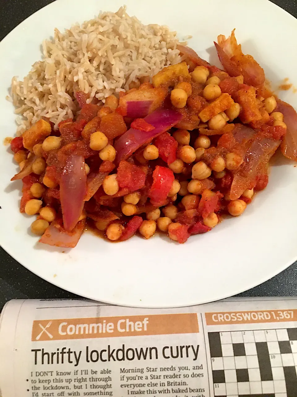 Thrifty lockdown curry (Morning Star Commie Chef recipe)|Nick Hiderさん