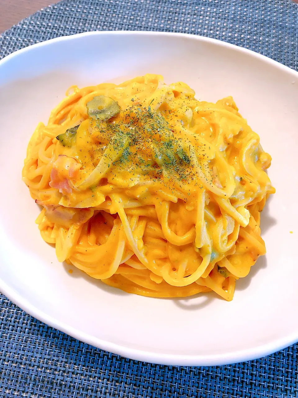 Pasta with a squash cream sauce|taka-chanさん