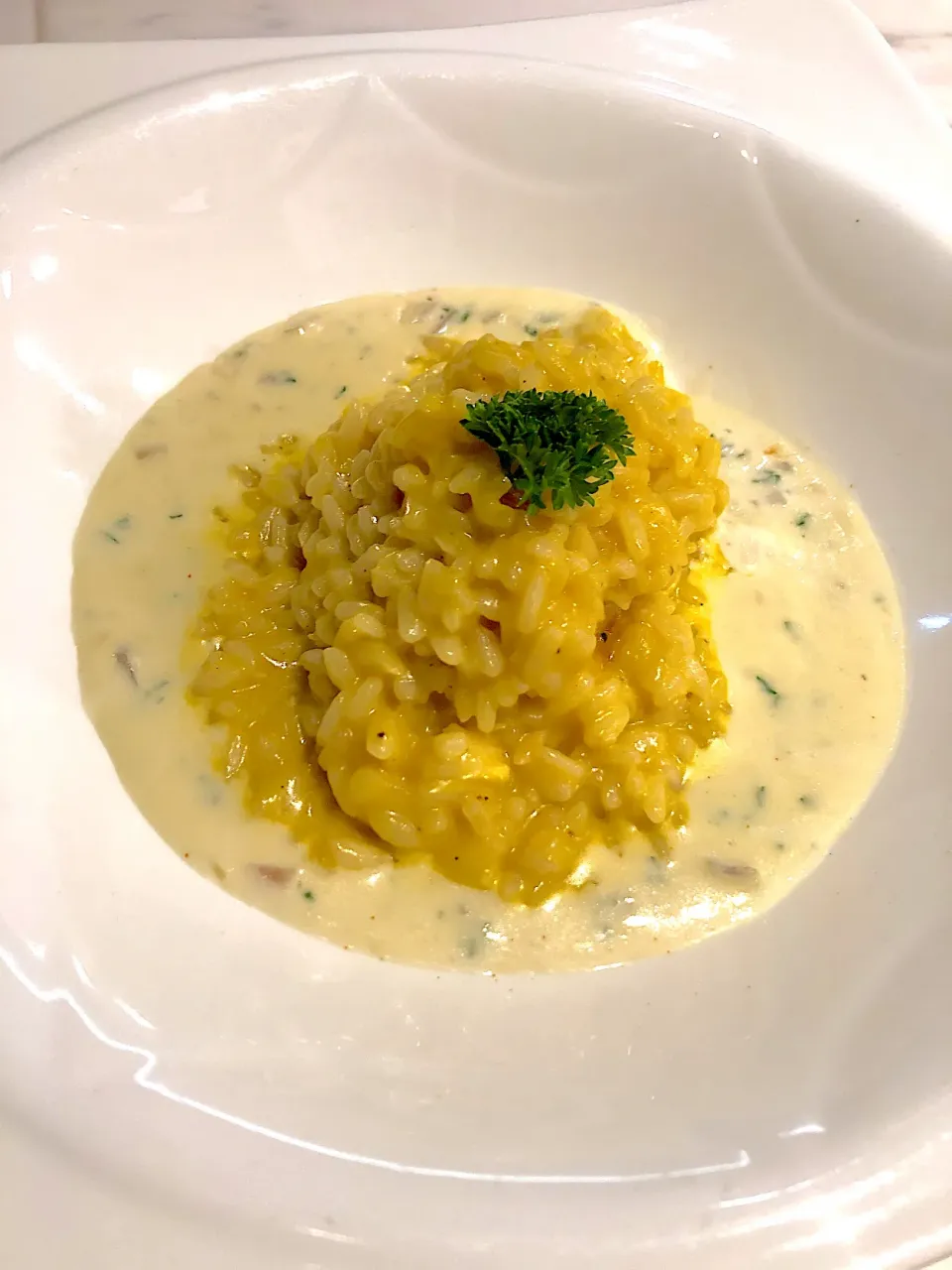 Pumkin risotto with blue cheese|ｖ（＾＿＾ｖ）♪さん