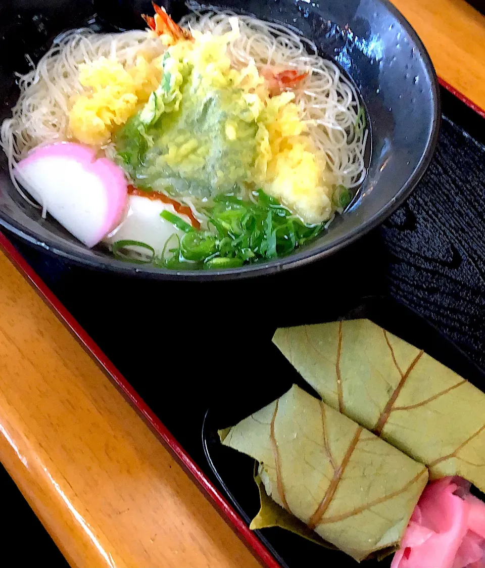 天麩羅にゅうめん　柿の葉寿司|藤本 ひろきさん