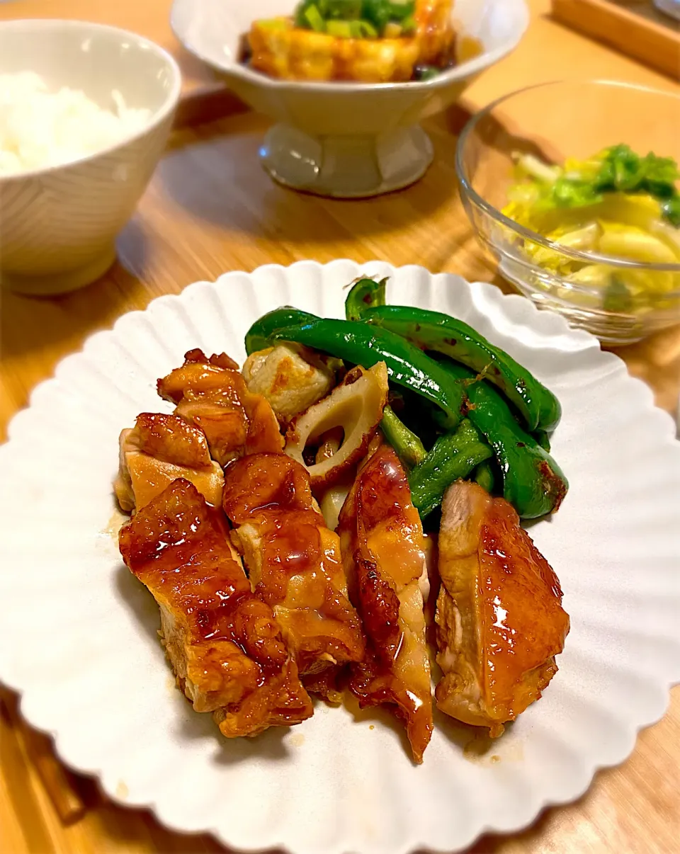 揚げ出し豆腐　白菜の旨塩サラダ　揚げ出し豆腐|エトフさん