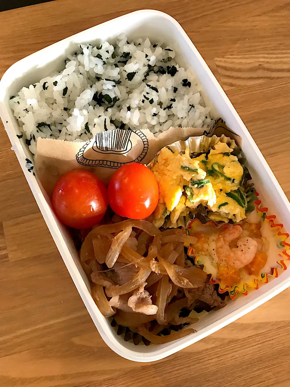 Snapdishの料理写真:豚こま生姜焼き弁当🍱|ちっくんさん