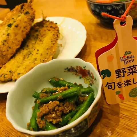 「いんげん」を使ってみたSnapdishの料理・レシピ写真:いんげんの胡麻和え