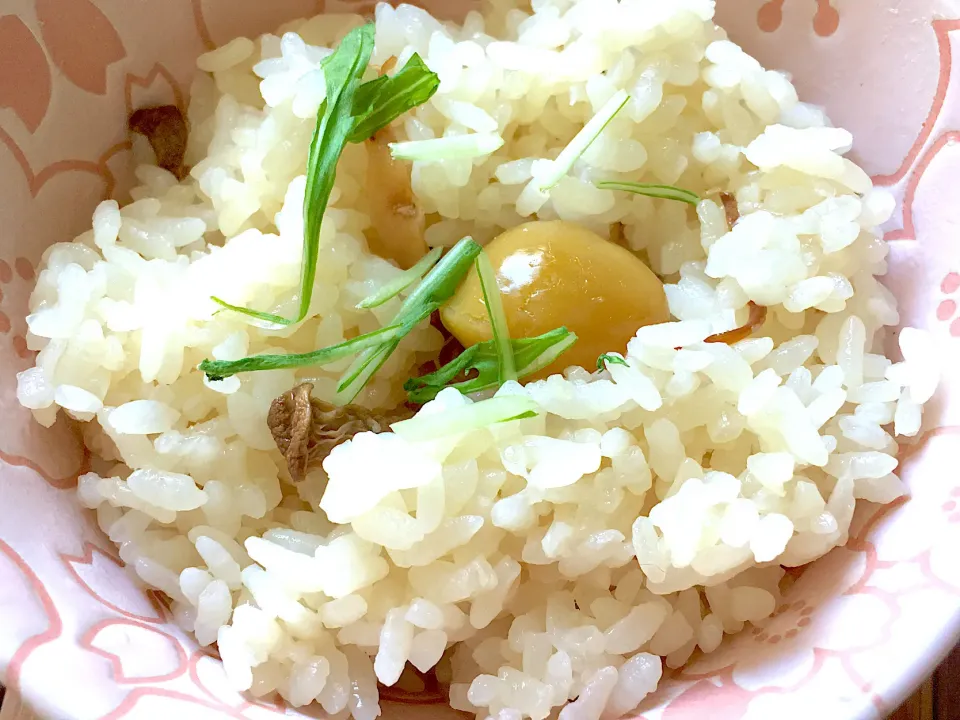 銀杏とキノコの炊き込みごはん🍄|yumyum😋さん