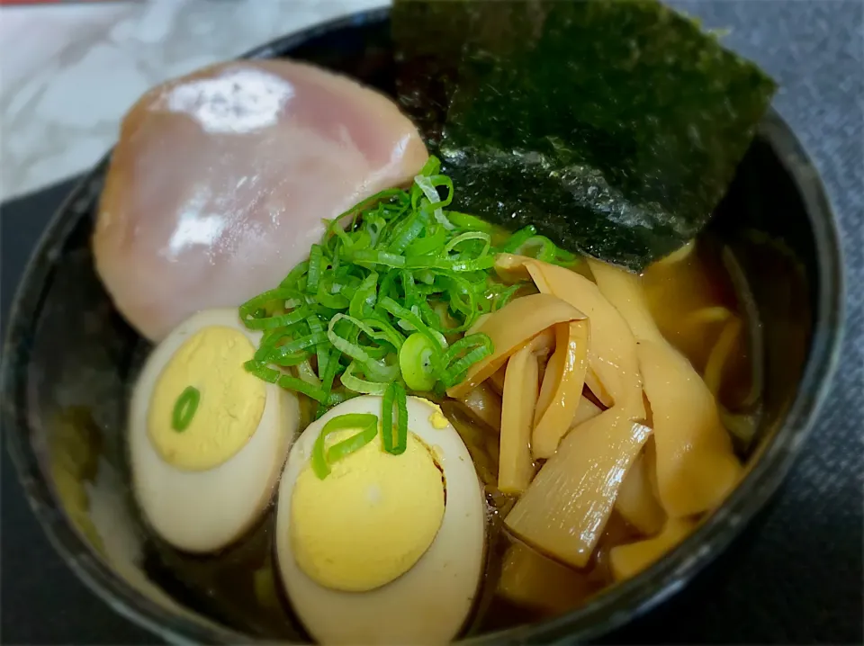 手作り魚粉醤油ラーメン|さきたんさん