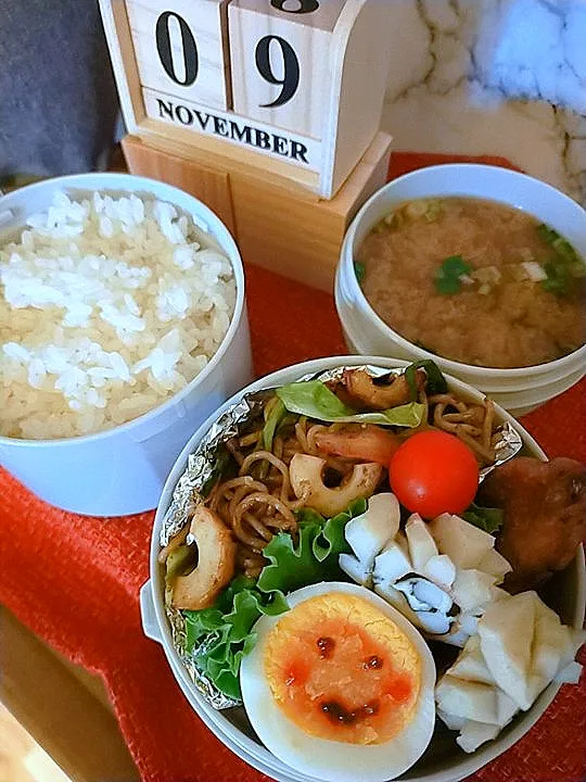 11月9日😋夫弁当🍱|pinoさん