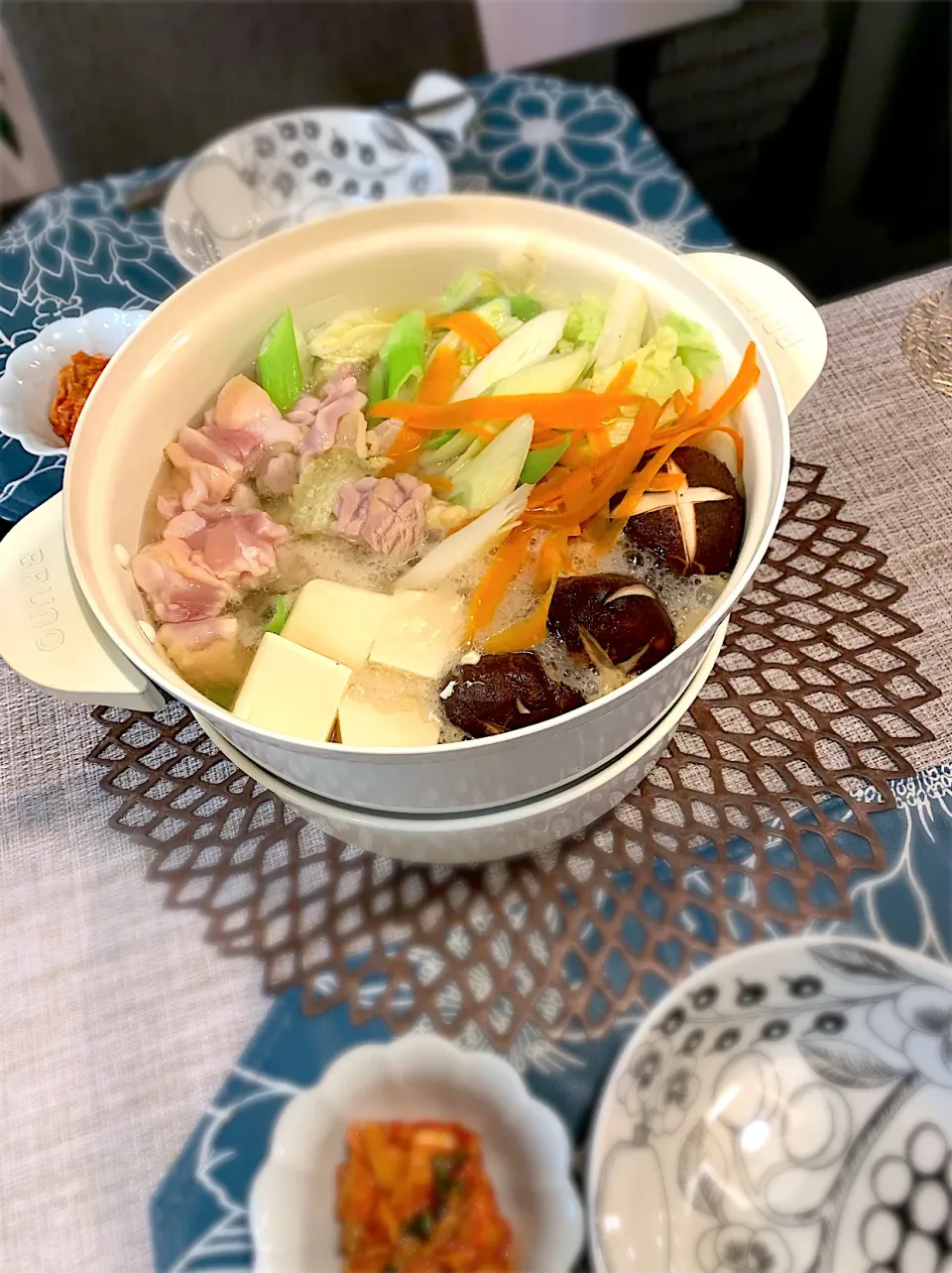 鶏塩ちゃんこなべ😌月曜日恒例の鍋|ゆかさん