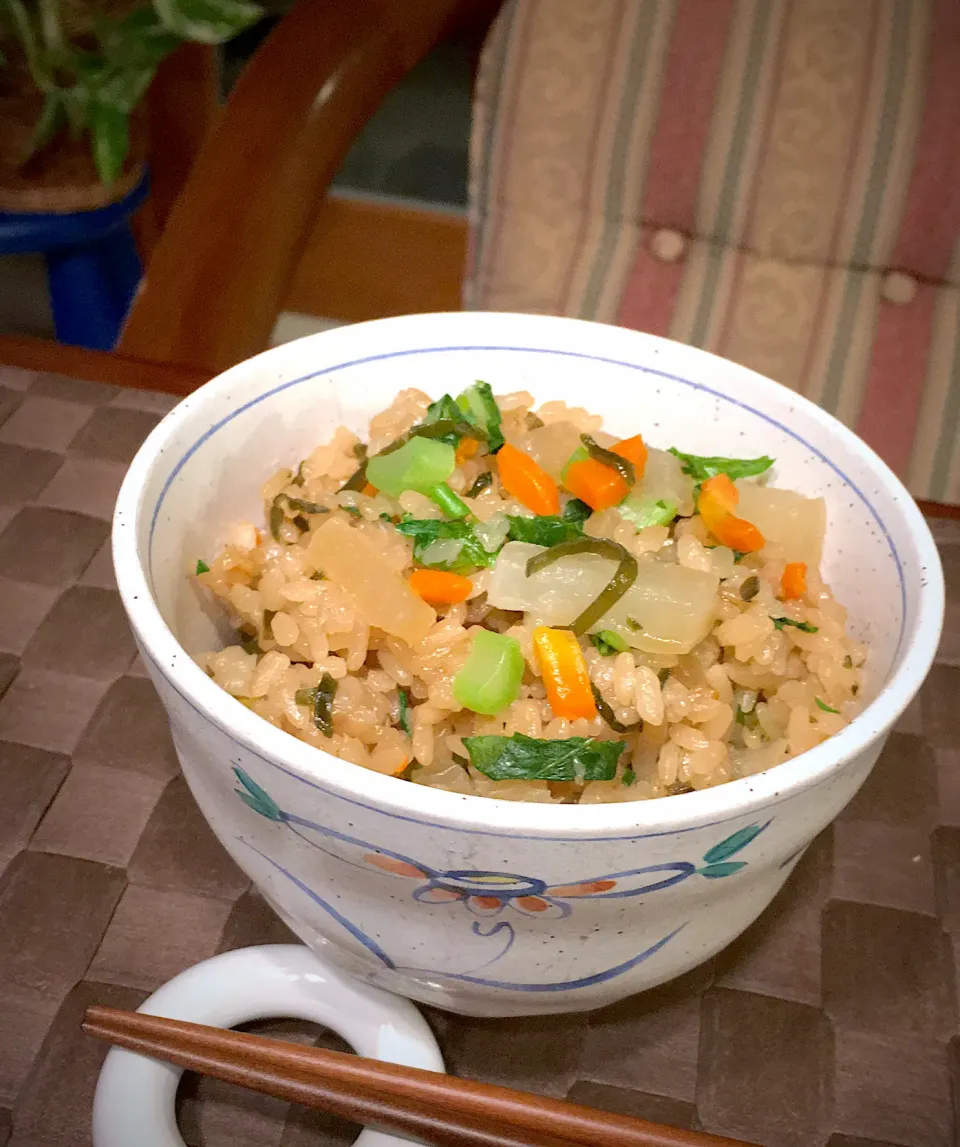 佐野未起さんの料理 大根菜飯　塩昆布入り|Flowerさん