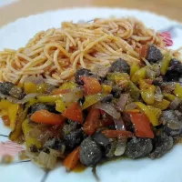 Pasta with sausage|Abdoさん