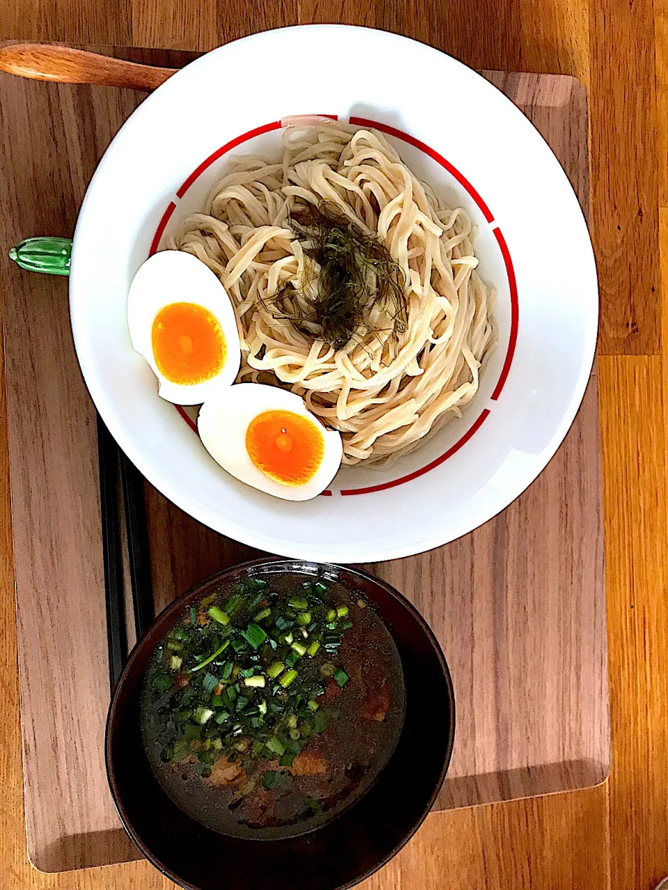 がごめ昆布水つけ麺 #自作ラーメン|morimi32さん