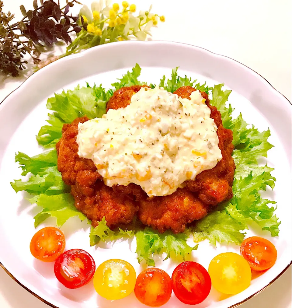 《チキン南蛮》父の一周忌の命日に🍃|ちゃべさん