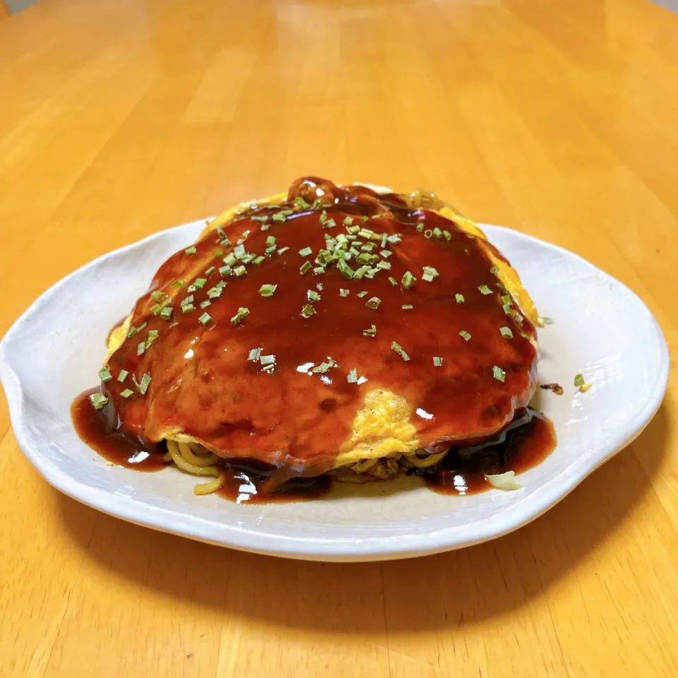 お好み焼き　肉・玉・そば・大葉🥚|ちゃみこさん