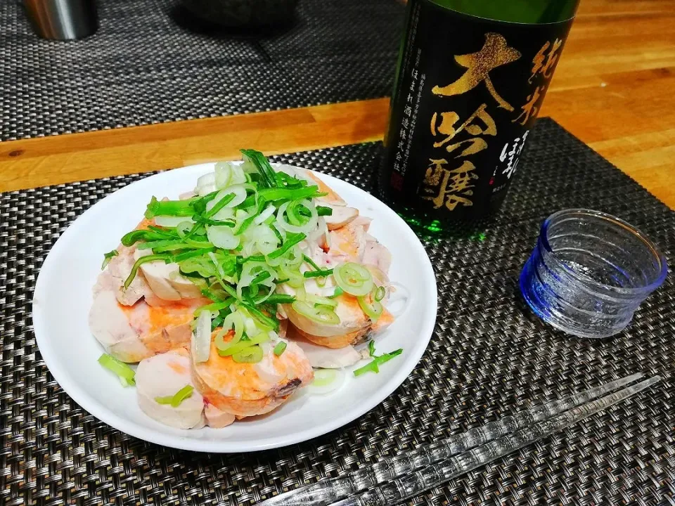 あん肝ポン酢と大好きなお酒で乾杯|puniさん