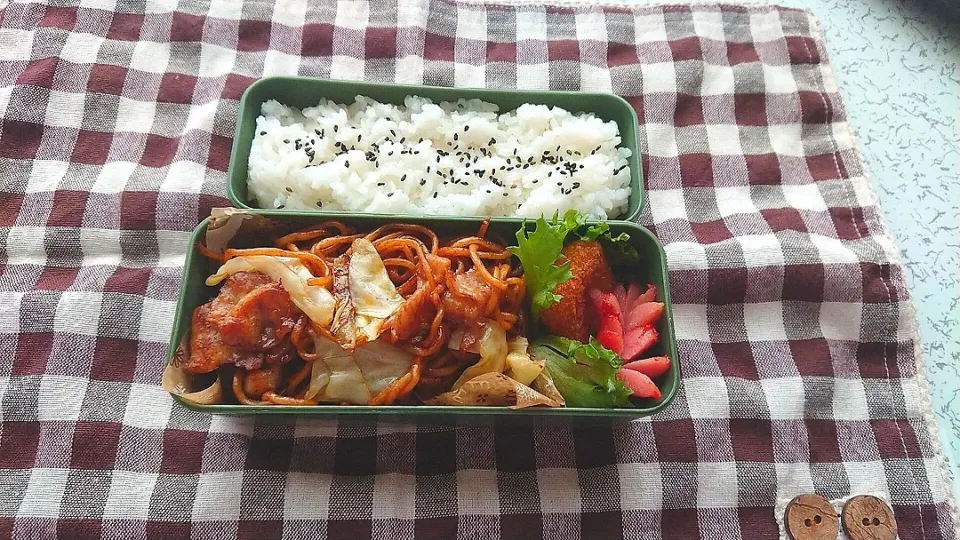 息子君焼きそば弁当～|マアジュさん