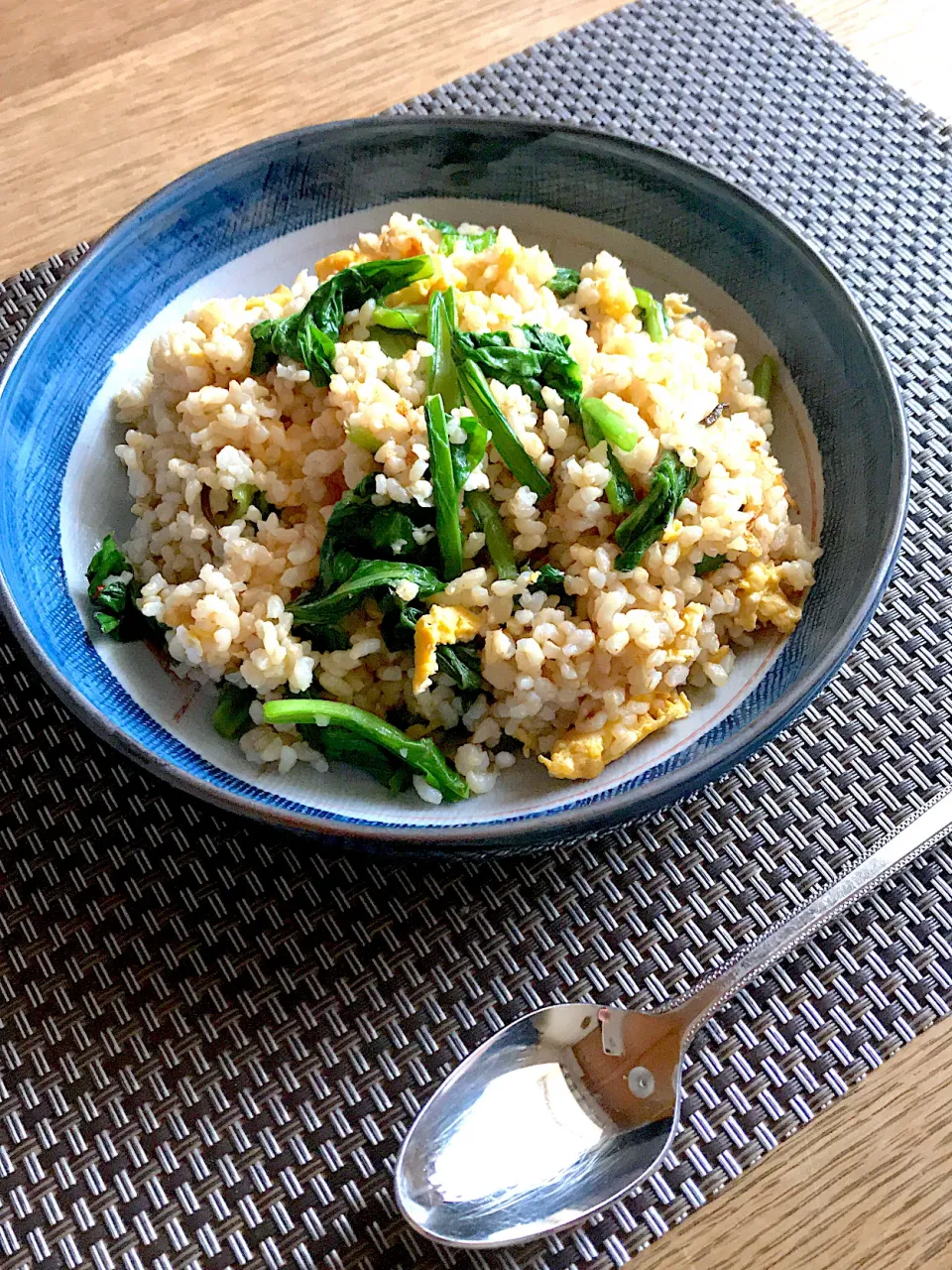 小松菜のなんちゃって野沢菜漬け焼飯|tomopiさん