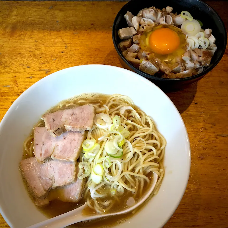 赤羽　伊藤の肉そば小と焼豚入り卵かけご飯|Noriyuki Saitoさん