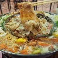 Snapdishの料理写真:หมูกระทะอร่อยมาก..........ฟินแน่จร้า|บัวบูชา อ่อนชื่นจิตรさん