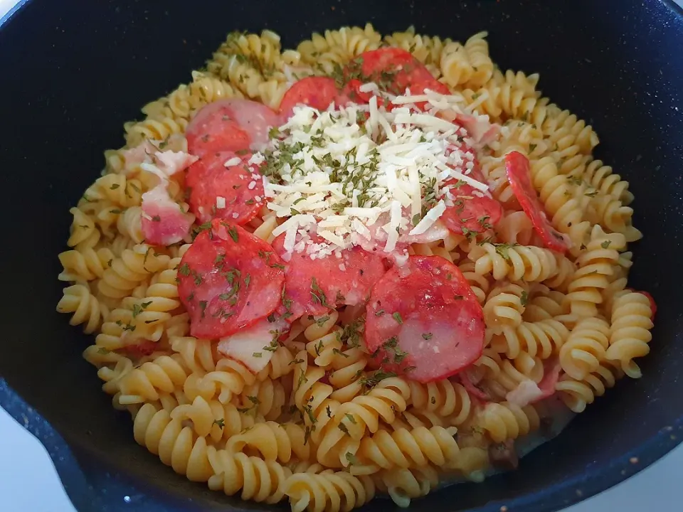 envymaqueen's dish envymaqueen's dish Carbonara Pasta w/ Spiral|envymaqueenさん