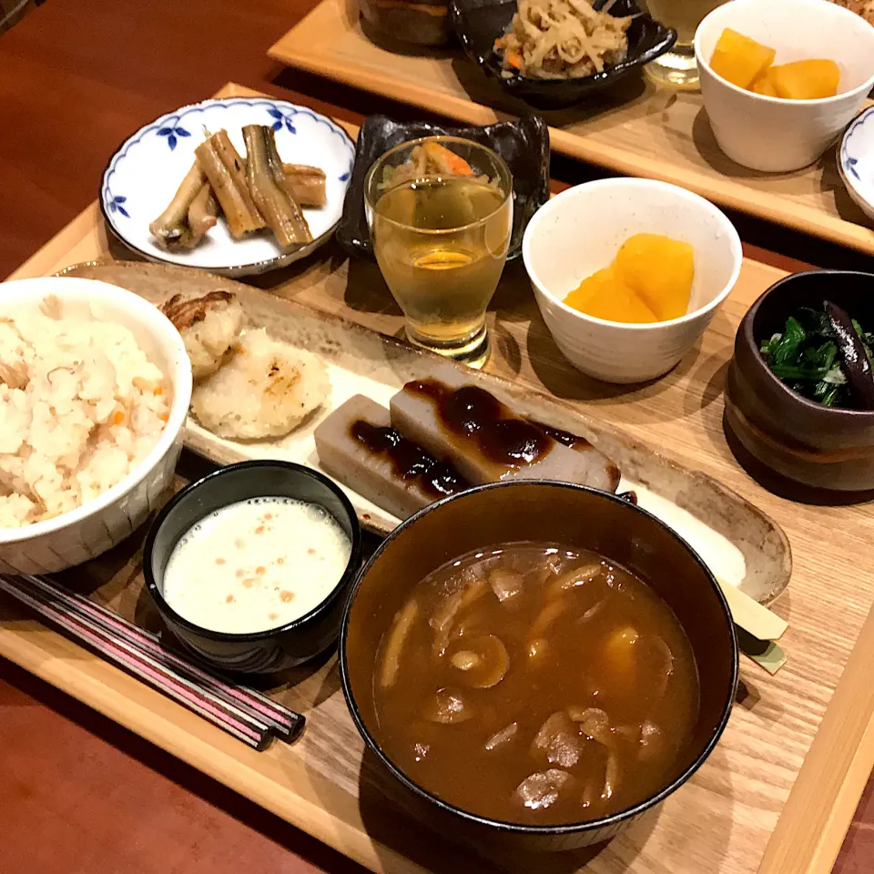 今日の晩御飯 あなごの干物と一緒に|mokoさん