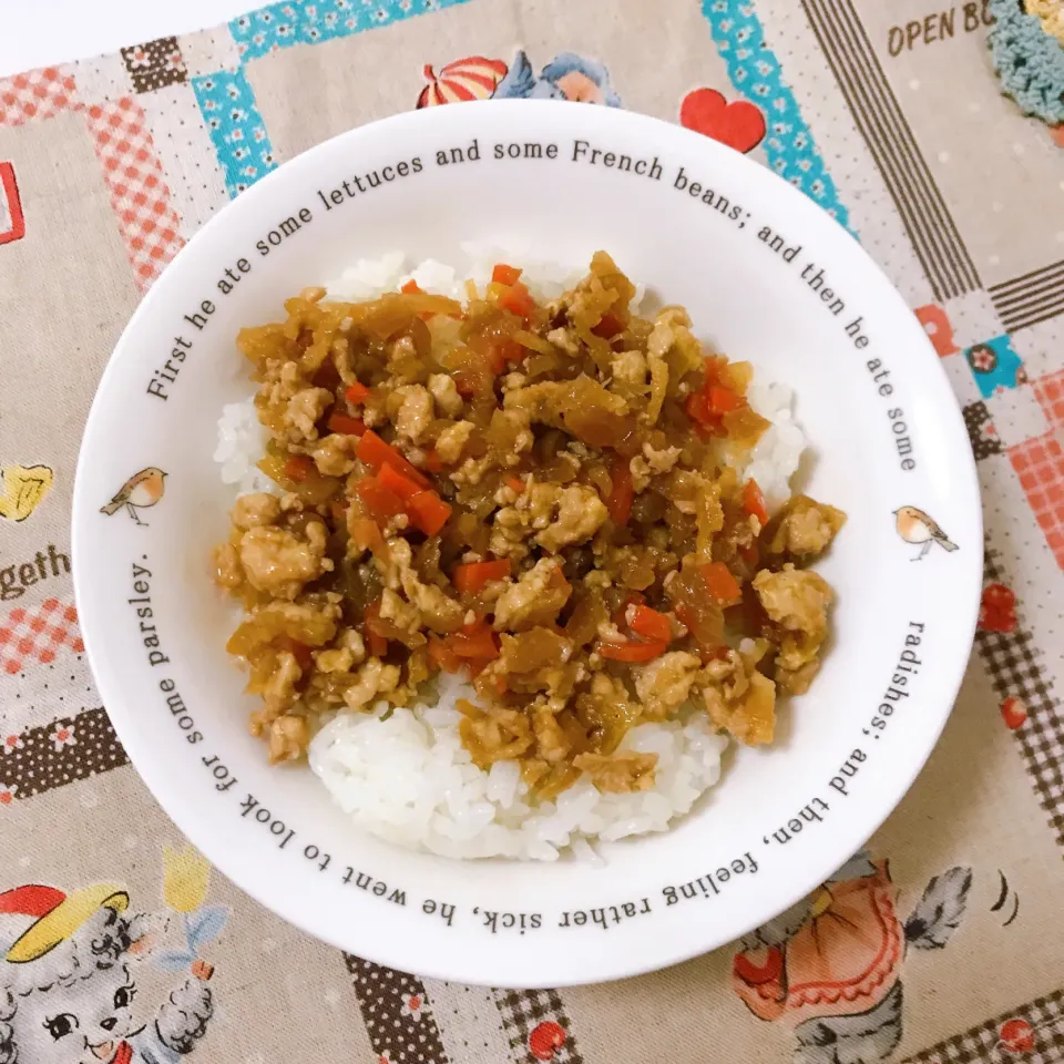 切り干し大根で食物繊維たっぷり♪ヘルシー 肉みそ丼|mayuさん