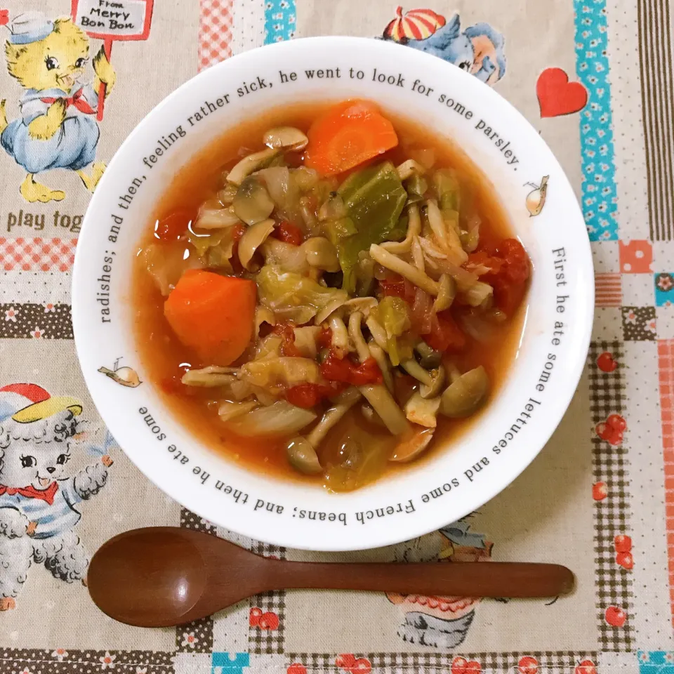 野菜たっぷりトマトスープ🍅🥄|mayuさん