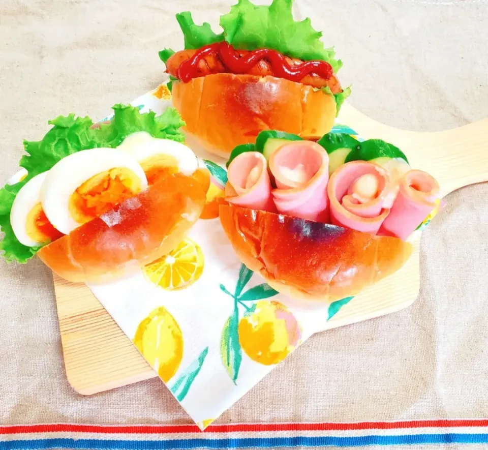 Snapdishの料理写真:息子の朝ごぱん😋🍴🍞|taruto⭐️さん