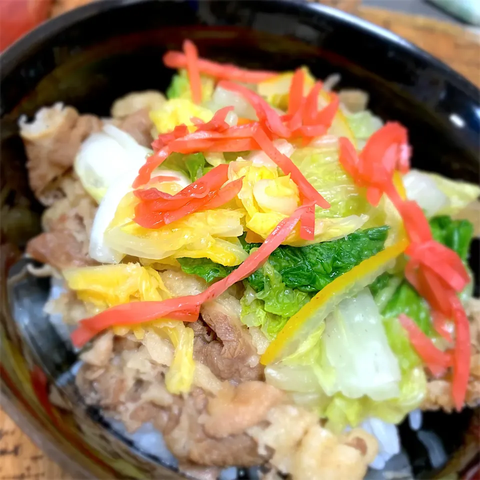 Snapdishの料理写真:スペシャル牛丼@どんぶり委員長|にょんにいさん