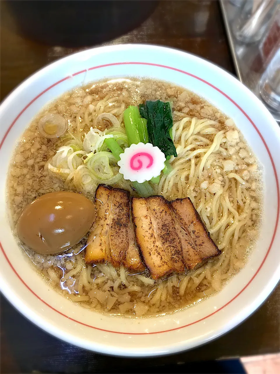 味玉 煮干ラーメン 背脂入り(大盛)@中華そば山下|morimi32さん