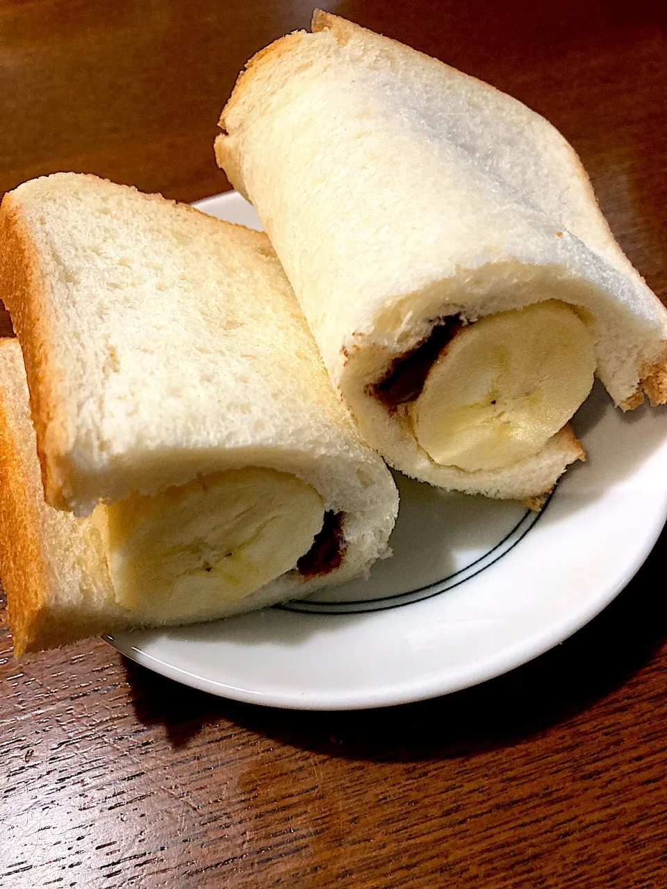 Snapdishの料理写真:チョコバナナのサンド|えりぺいさん