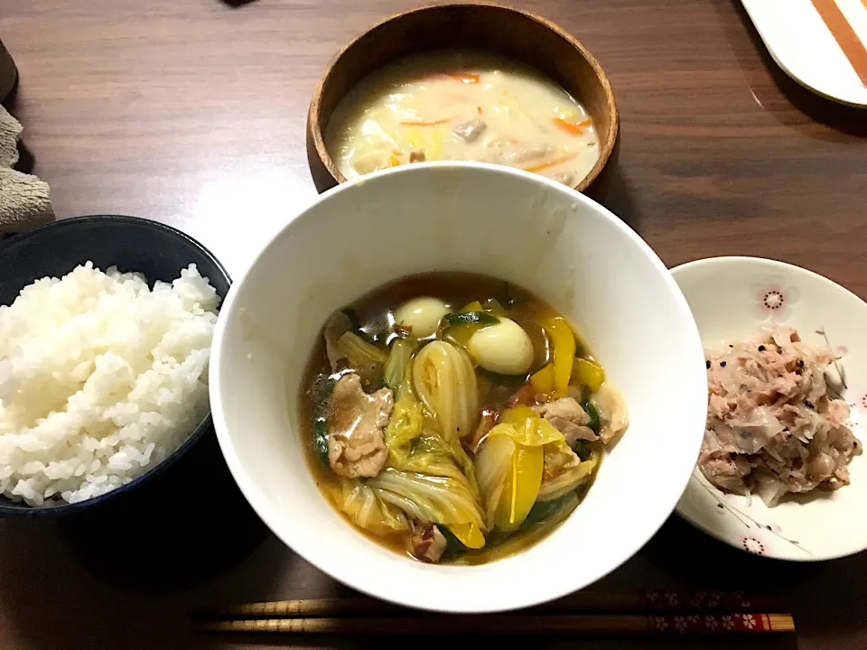 Snapdishの料理写真:作ってもらった八宝菜！|にゃふてんさん