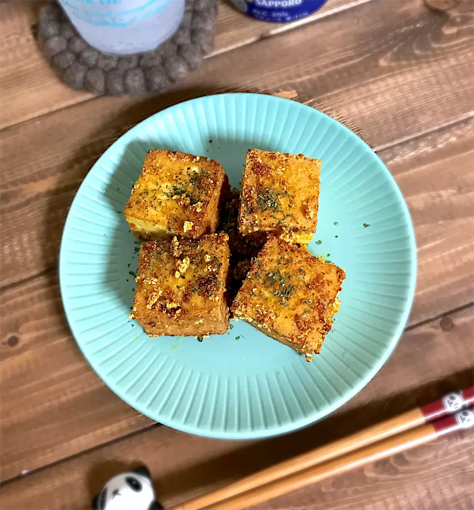 厚揚げカレーチーズ焼き🐾❤|さくらさん