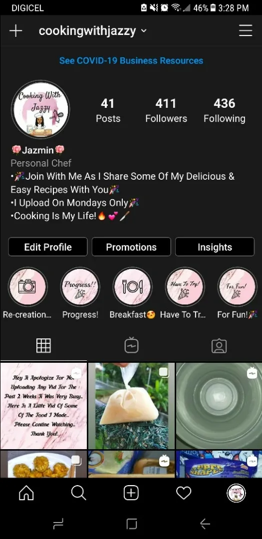 Add Me On Instagram @ Cookingwithjazzy|Jazzyさん