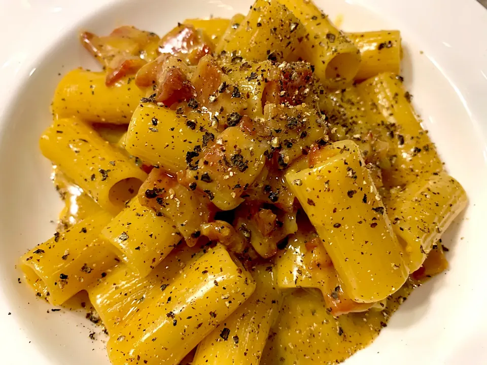 Rigatoni alla carbonara |Rjさん