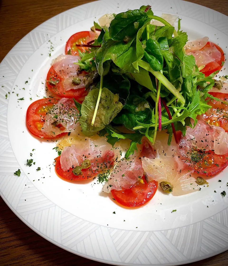 真鯛の昆布締め　〜イタリアンドレッシングでいただきます|Michiyo Shimizuさん