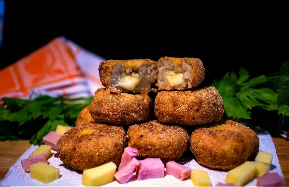 arancini with stuffed cheese|ilpadrinorikosさん