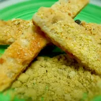 Garlic Bread and Vegan Parmesan Cheese|Radha Krishna Dasaさん