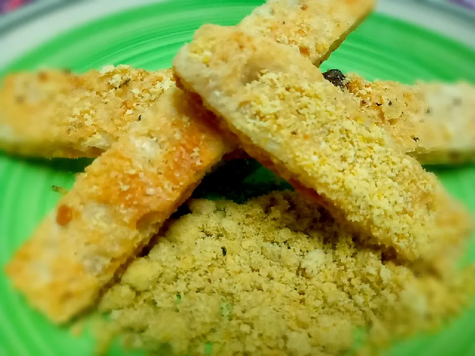 Garlic Bread and Vegan Parmesan Cheese|Radha Krishna Dasaさん