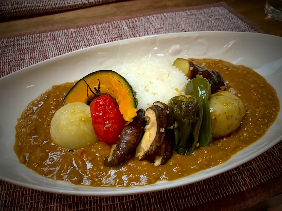 野菜たっぷりキーマカレー|駄猫食堂さん