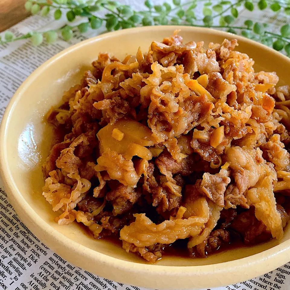 牛肉と舞茸のしぐれ煮|ユッキーさん