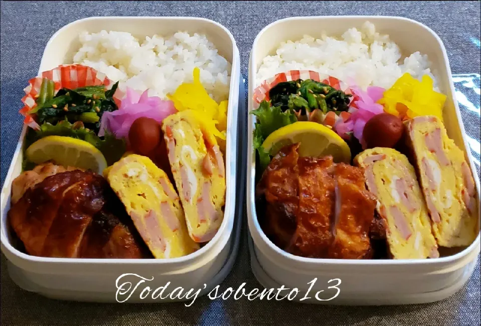 わが家の働く男弁当
チキンステーキ弁当‥|kimikimi❤kitchenさん