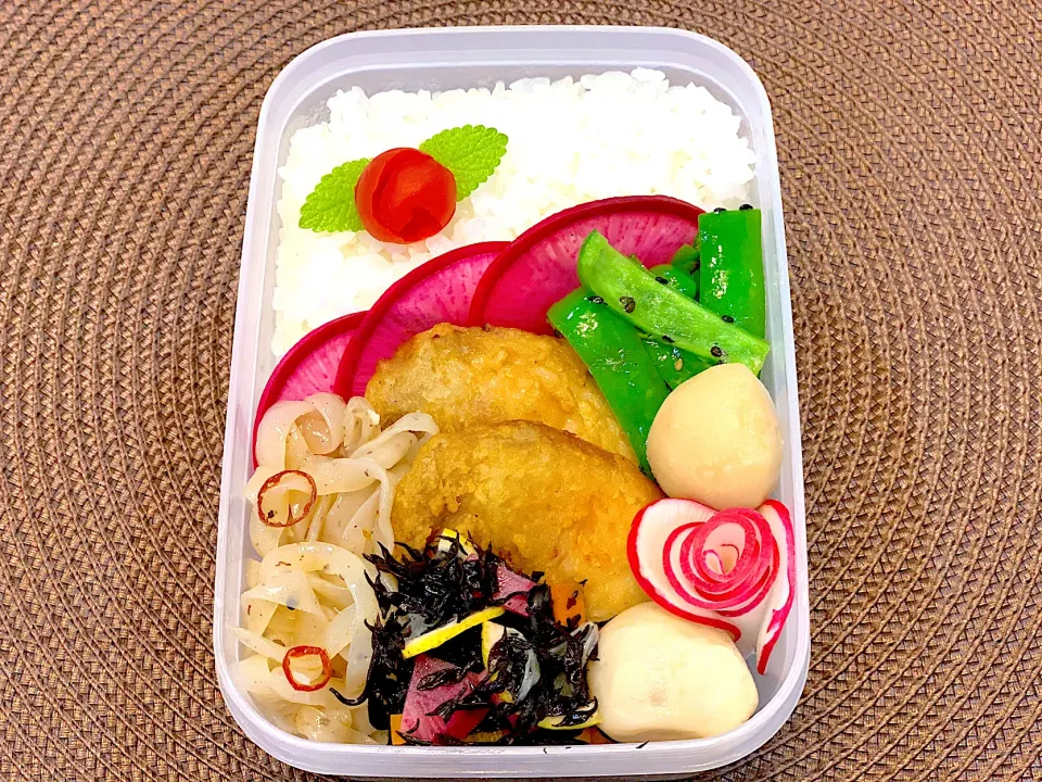 夫弁当🍱いつものわっぱに入らずタッパ💦|Seikoさん