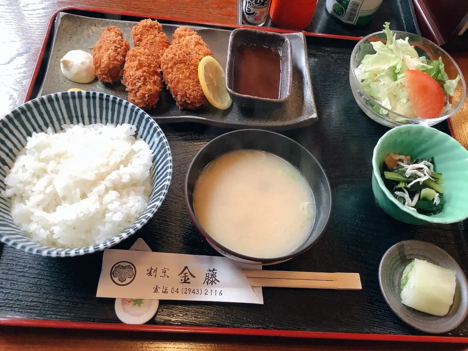 今年初のカキフライ😋|アライさんさん