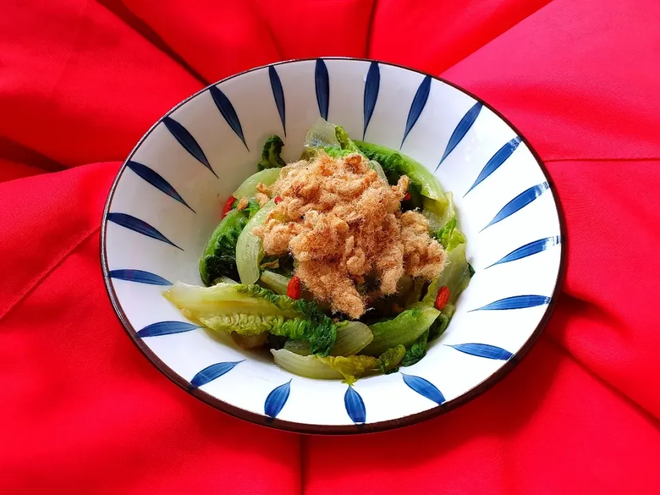 Stir Fry Lettuce w/ Pork Floss|envymaqueenさん