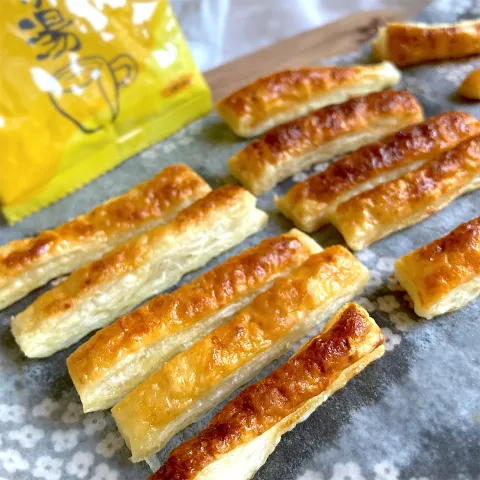 「から～いしょうが湯」を使ってみたSnapdishの料理・レシピ写真:fumfumさんの料理 から～いしょうが湯味のスティックパイ☺️