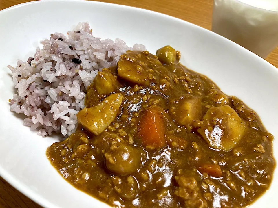 ＊里芋と挽肉のカレーライス🍛＊|＊抹茶＊さん