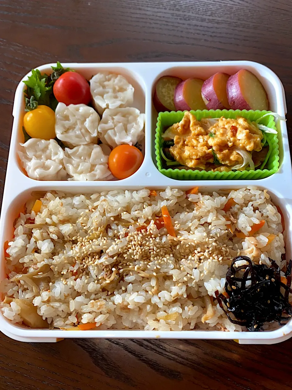 きのこごはん弁当|さっちゃんさん